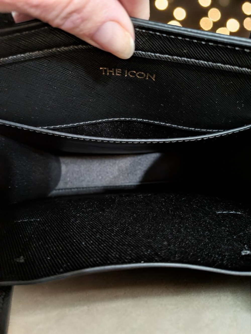 New! Ted Baker Black "The Icon" Leather Tote Bag (NWT) - Picture 7 of 10